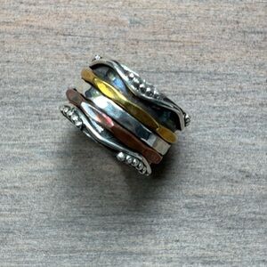 Tri color spinner ring 5.5